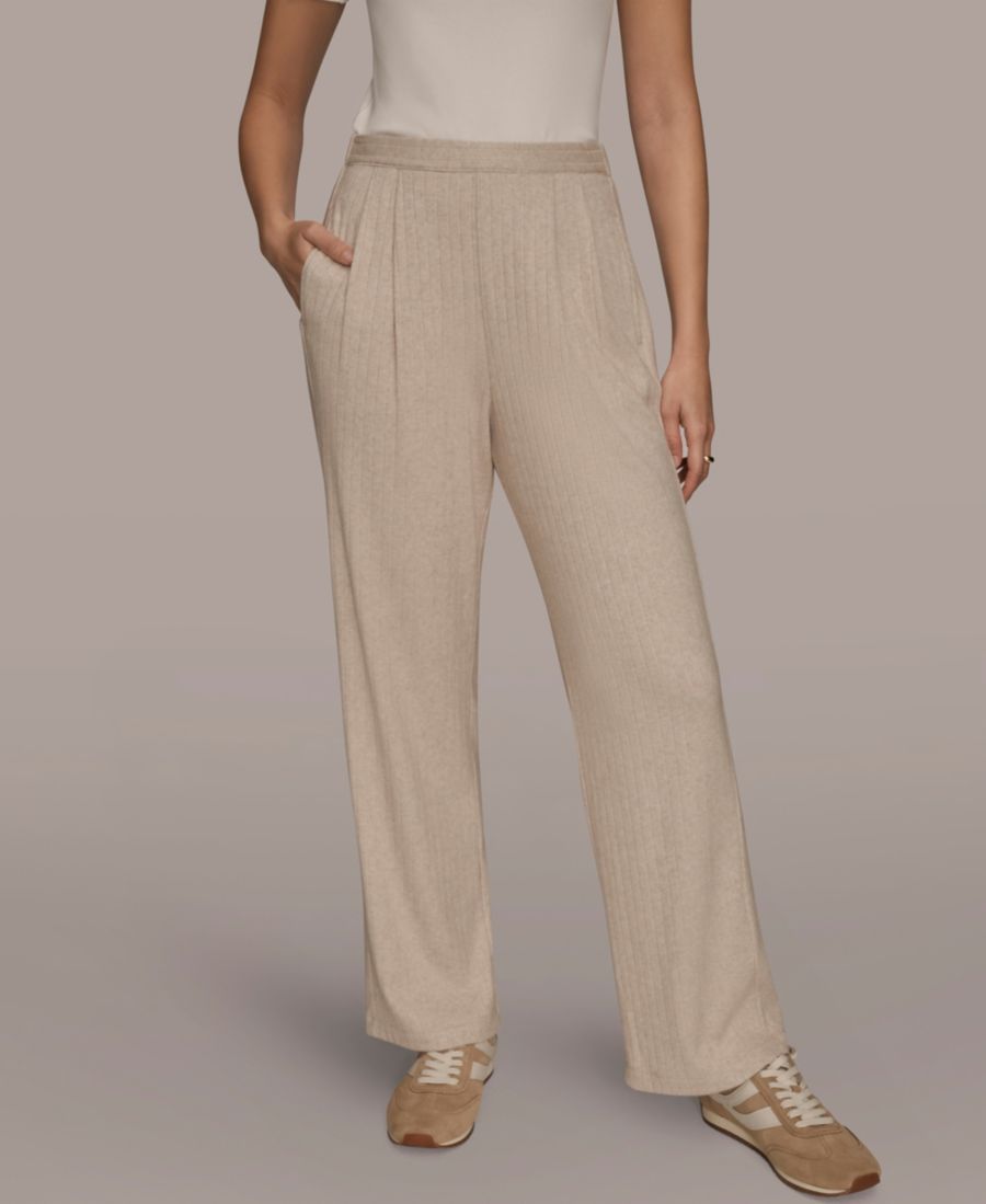 Женские плиссированные брюки без шнурков Donna Karan Weekend, Light Fawn Heather
Женские плиссированные брюки без шнурков Donna Karan Weekend, Light Fawn Heather