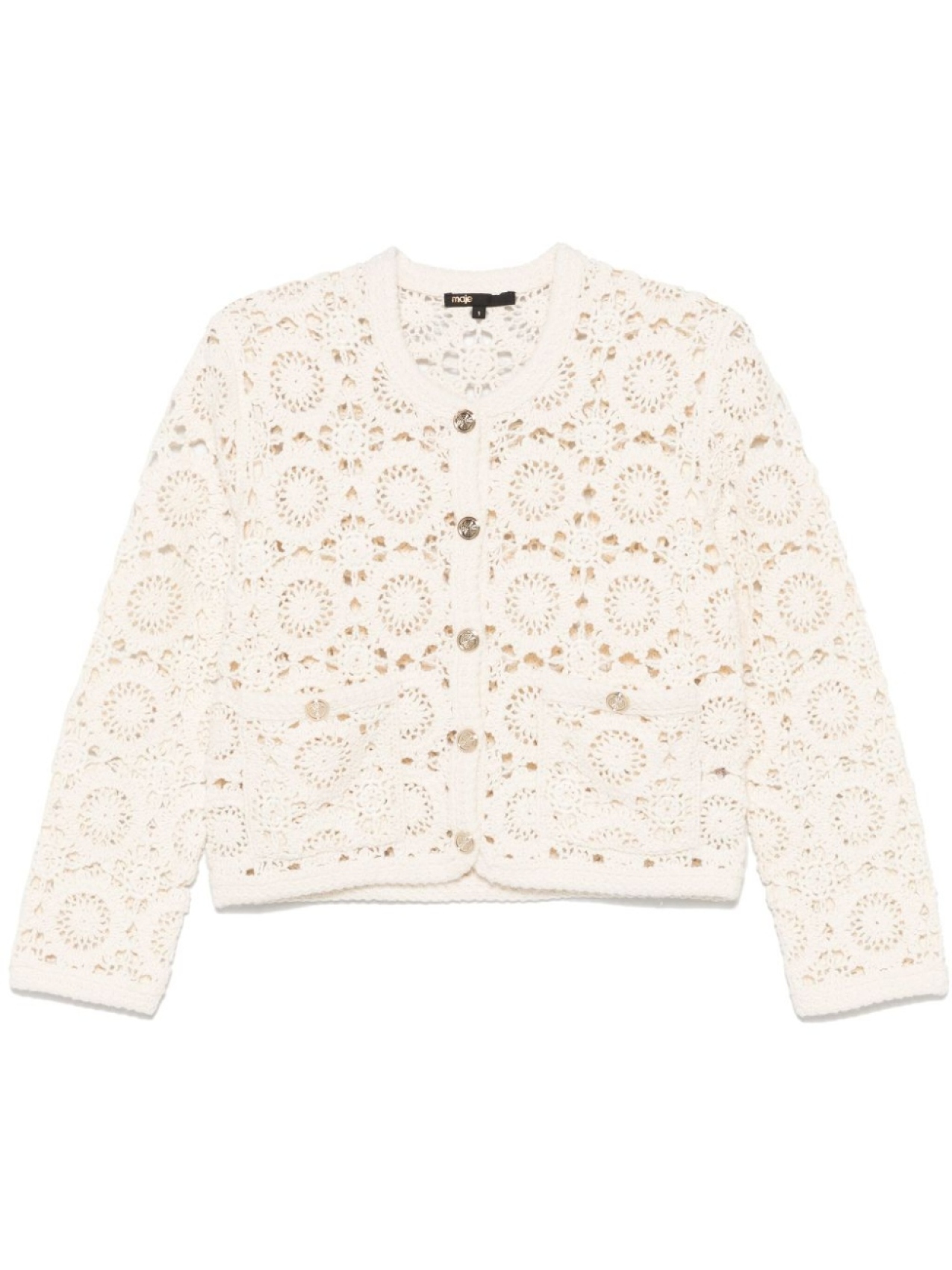 Maje кардиган с цветочным узором, белый
Maje кардиган с цветочным узором, белый