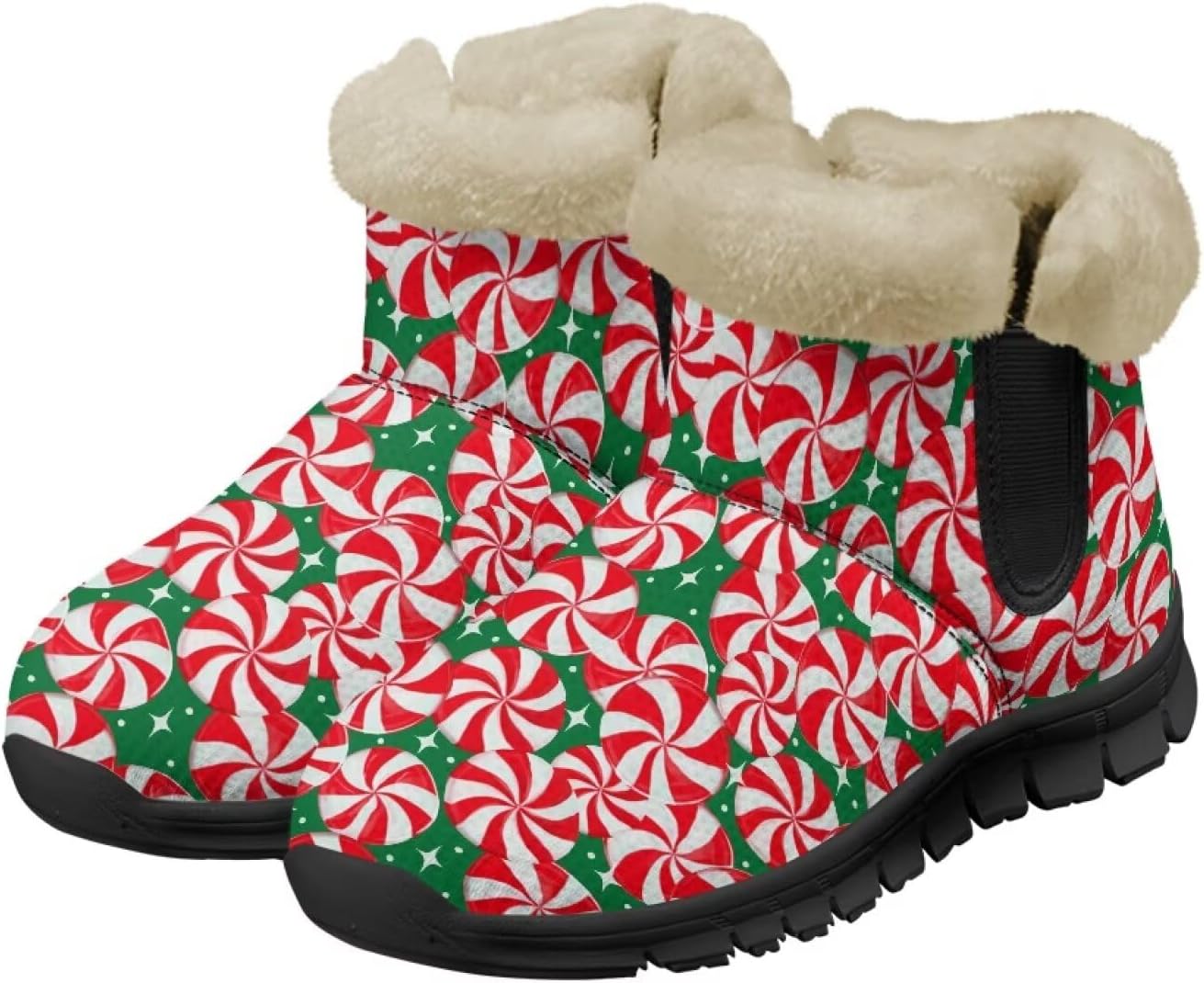 Зимние ботинки для женщин и мужчин с меховой подкладкой, противоскользящие, удобные, теплые, зимние ботинки Noprintge, Christmas Candy
Зимние ботинки для женщин и мужчин с меховой подкладкой, противоскользящие, удобные, теплые, зимние ботинки Noprintge, Christmas Candy