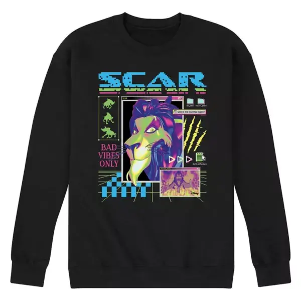 Мужская флисовая толстовка с принтом «Король Лев» Disney, черный
Мужская флисовая толстовка с принтом «Король Лев» Disney, черный