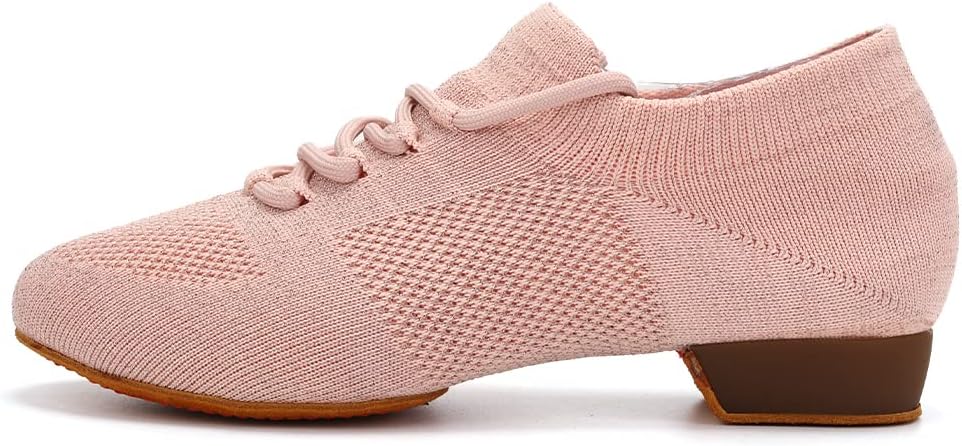 Детские/Мужские танцевальные туфли на шнуровке из кожи для бальных танцев, латинских танцев, танго, сальсы FZW-SS Hroyl, розовый
Детские/Мужские танцевальные туфли на шнуровке из кожи для бальных танцев, латинских танцев, танго, сальсы FZW-SS Hroyl, розовый