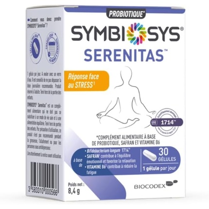 Serenitas Пробиотики Антистрессовая пищевая добавка Symbiosys
Serenitas Пробиотики Антистрессовая пищевая добавка Symbiosys