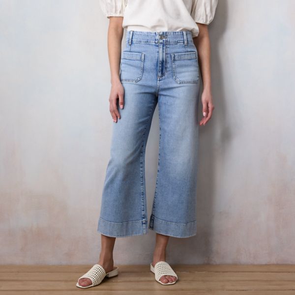 Женские укороченные брюки с завышенной талией и широкими штанинами Wildflower Lc Lauren Conrad, цвет carson wash
Женские укороченные брюки с завышенной талией и широкими штанинами Wildflower Lc Lauren Conrad, цвет carson wash