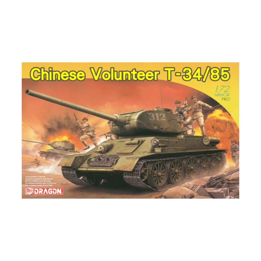 Китайский добровольческий Т-34/85, Dragon Models - Armor Pro Series (1:72)
Китайский добровольческий Т-34/85, Dragon Models - Armor Pro Series (1:72)