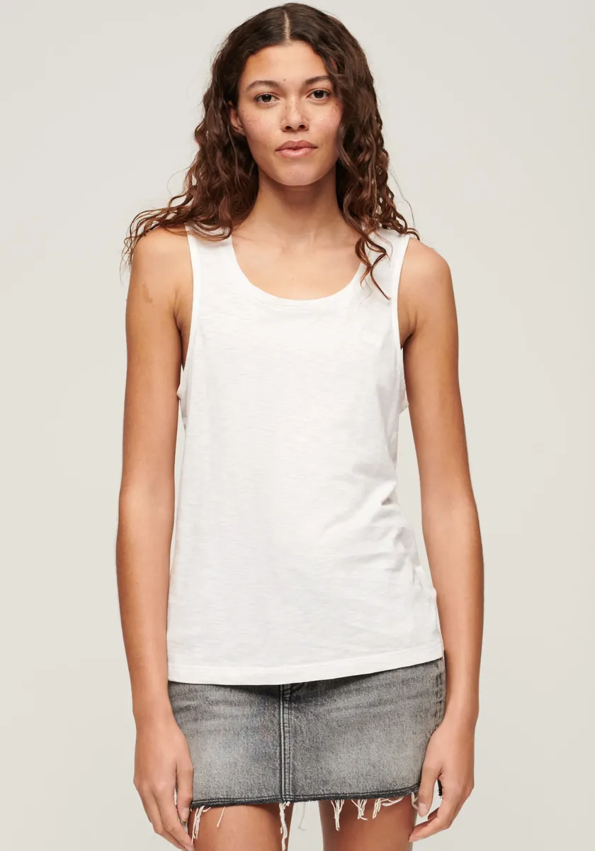 Майка Superdry "SCOOP NECK TANK", цвет Optic 
Майка Superdry "SCOOP NECK TANK", цвет Optic
