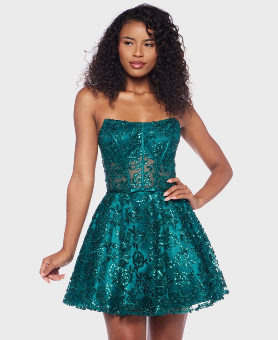 Платье-бюстье без бретелей с вырезом-лодочкой для подростков Alex & Sophia, Emerald/emerald
Платье-бюстье без бретелей с вырезом-лодочкой для подростков Alex & Sophia, Emerald/emerald