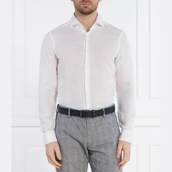 Льняная рубашка 146pai-w приталенного кроя Joop!, белый
Льняная рубашка 146pai-w приталенного кроя Joop!, белый