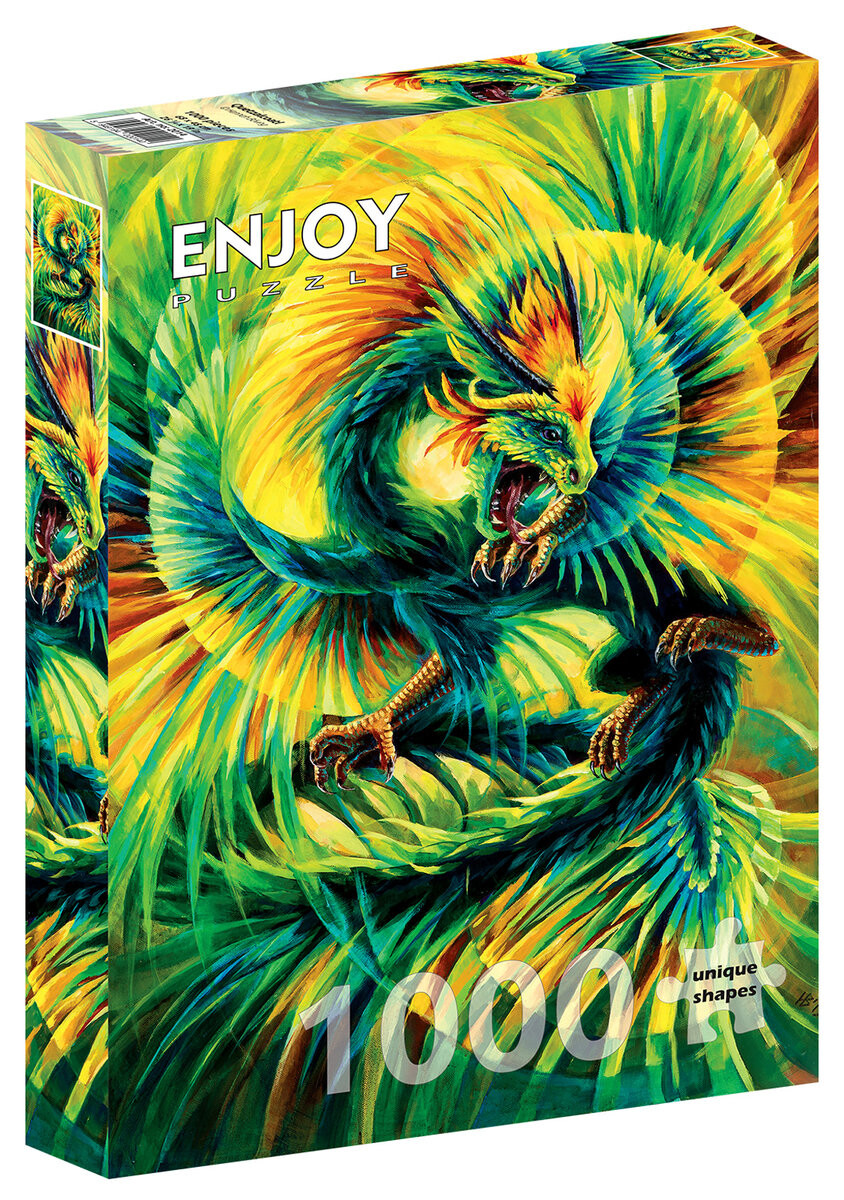 Enjoy, Пазл - Разноцветный дракон, 1000 шт.
Enjoy, Пазл - Разноцветный дракон, 1000 шт.