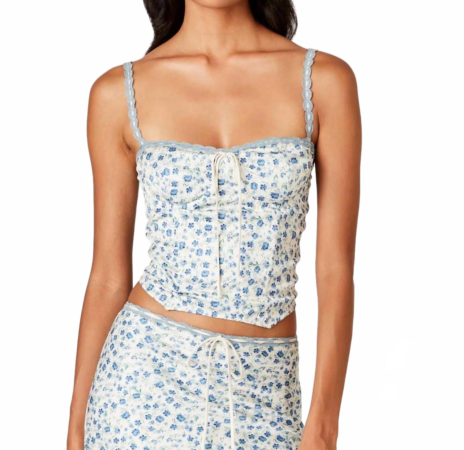 Корсетный топ Pauline с цветочным принтом цвета слоновой кости NIA
Корсетный топ Pauline с цветочным принтом цвета слоновой кости NIA