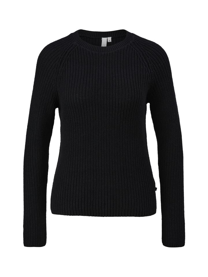 Вязаный свитер в цвете 9999_черный QS
Вязаный свитер в цвете 9999_черный QS