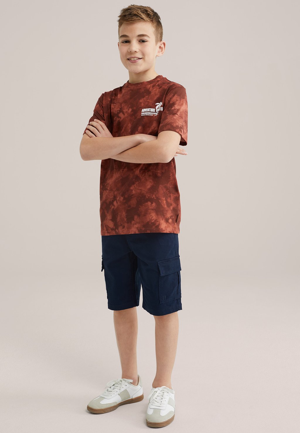 Футболка с принтом BLUE RIDGE WE Fashion, металлик красный
Футболка с принтом BLUE RIDGE WE Fashion, металлик красный