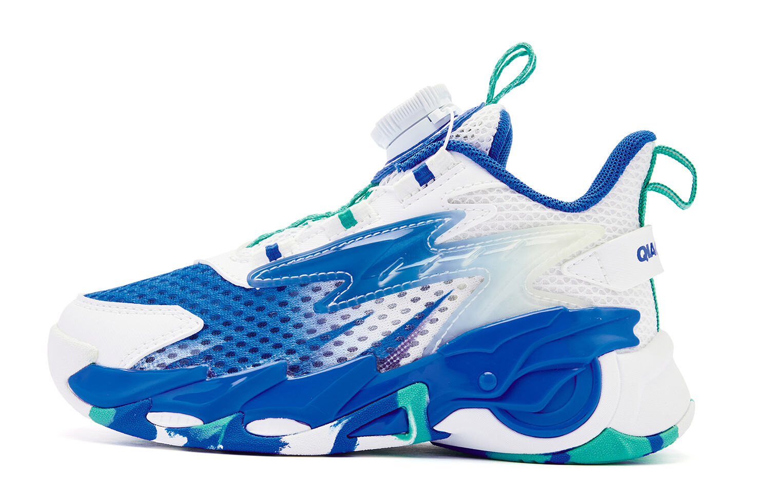 Детские баскетбольные кроссовки PS Mid-top Белые/синие Qiaodan, синий
Детские баскетбольные кроссовки PS Mid-top Белые/синие Qiaodan, синий