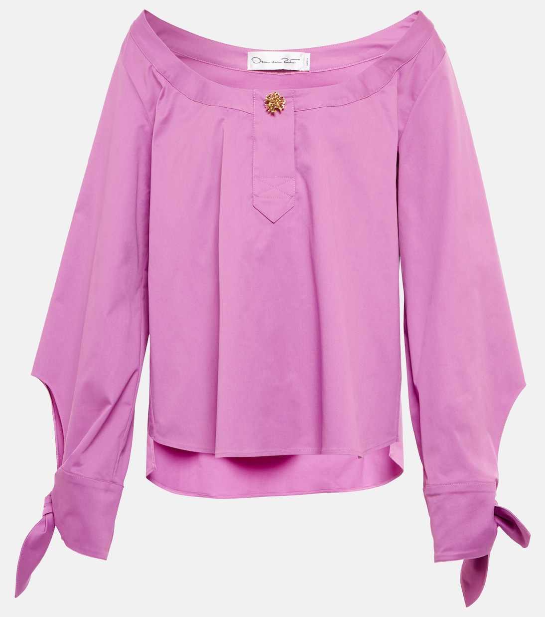Блузка из поплина с открытыми плечами Oscar de la Renta, Lilac
Блузка из поплина с открытыми плечами Oscar de la Renta, Lilac
