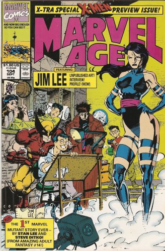 Marvel Age #104 September 1991 (Marvel Comics)
Marvel Age #104 September 1991 (Marvel Comics)