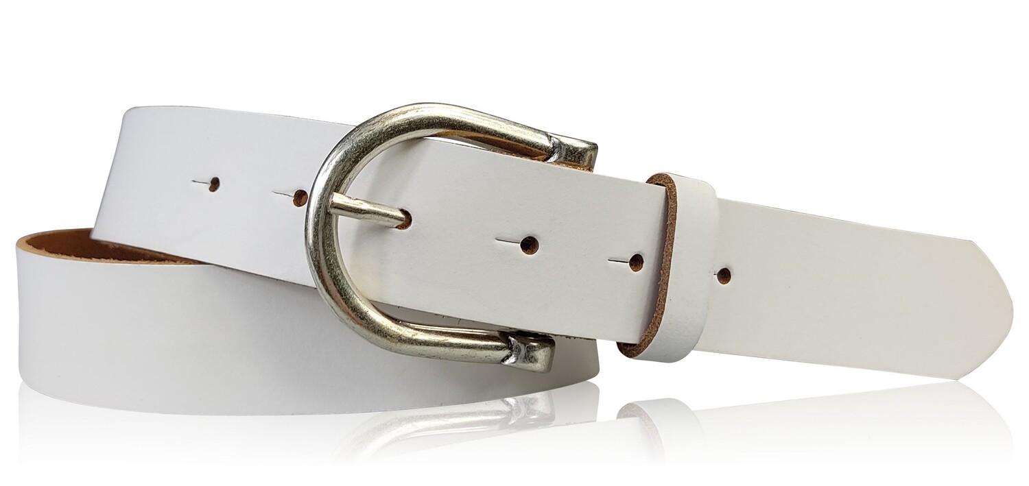 Кожаный ремень FRONHOFER, белый
Кожаный ремень FRONHOFER, белый