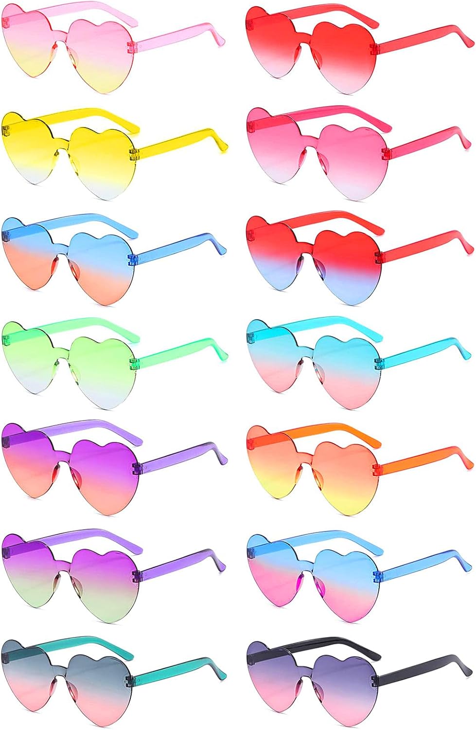 14/42 солнцезащитных очков в форме сердца для женщин, забавные, милые, без оправы, прозрачные, конфетных цветов, в форме сердца, отличные подарки для вечеринки Geopty, Gradient Colors
14/42 солнцезащитных очков в форме сердца для женщин, забавные, милые, без оправы, прозрачные, конфетных цветов, в форме сердца, отличные подарки для вечеринки Geopty, Gradient Colors