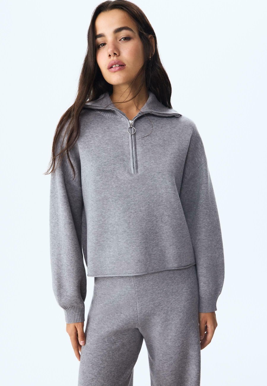 Джемпер Stradivarius WITH ZIP, Dark Grey
Джемпер Stradivarius WITH ZIP, Dark Grey