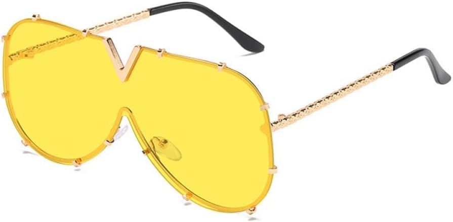 Модные цельные солнцезащитные очки-щитки для женщин, винтажные большие солнцезащитные очки для мужчин с защитой от УФ-излучения UV400, в стиле хип-хоп и панк, черные MTZJH, Gold Yellow
Модные цельные солнцезащитные очки-щитки для женщин, винтажные большие солнцезащитные очки для мужчин с защитой от УФ-излучения UV400, в стиле хип-хоп и панк, черные MTZJH, Gold Yellow