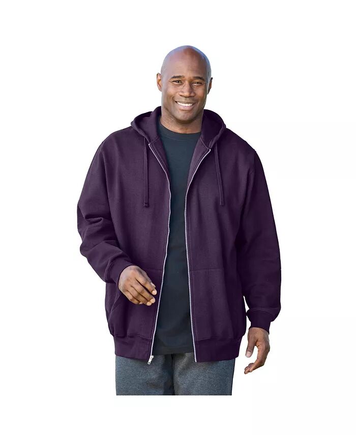 Мужская флисовая толстовка с капюшоном на молнии спереди для больших и высоких KingSize, фиолетовый
Мужская флисовая толстовка с капюшоном на молнии спереди для больших и высоких KingSize, фиолетовый