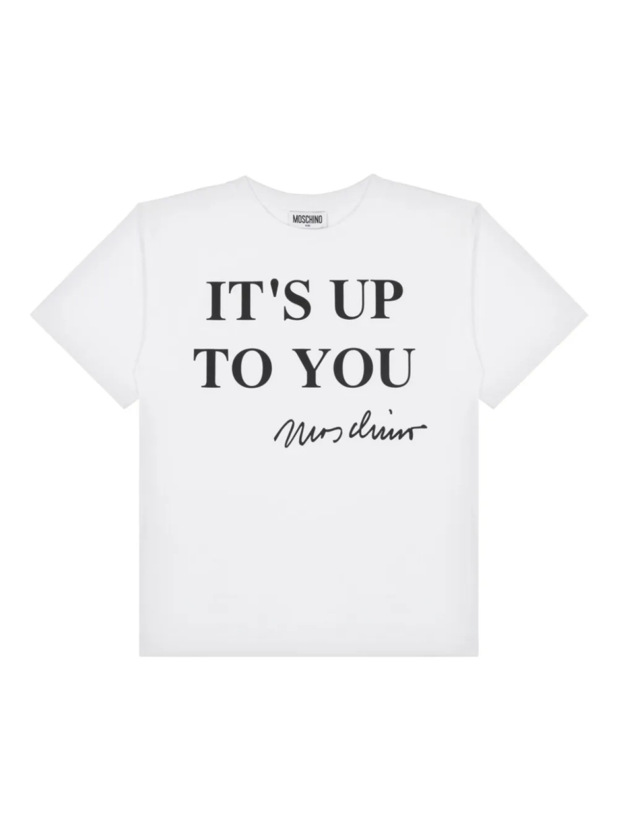 Moschino Kids футболка с надписью, белый
Moschino Kids футболка с надписью, белый