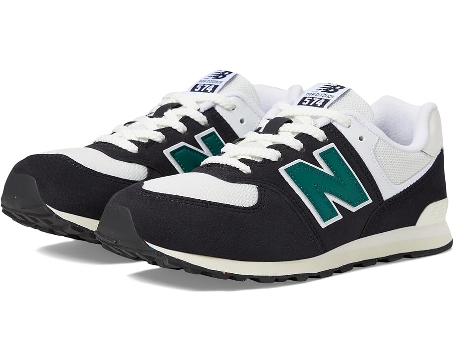 Кроссовки New Balance Kids 574, цвет Black/Marsh Green 
Кроссовки New Balance Kids 574, цвет Black/Marsh Green