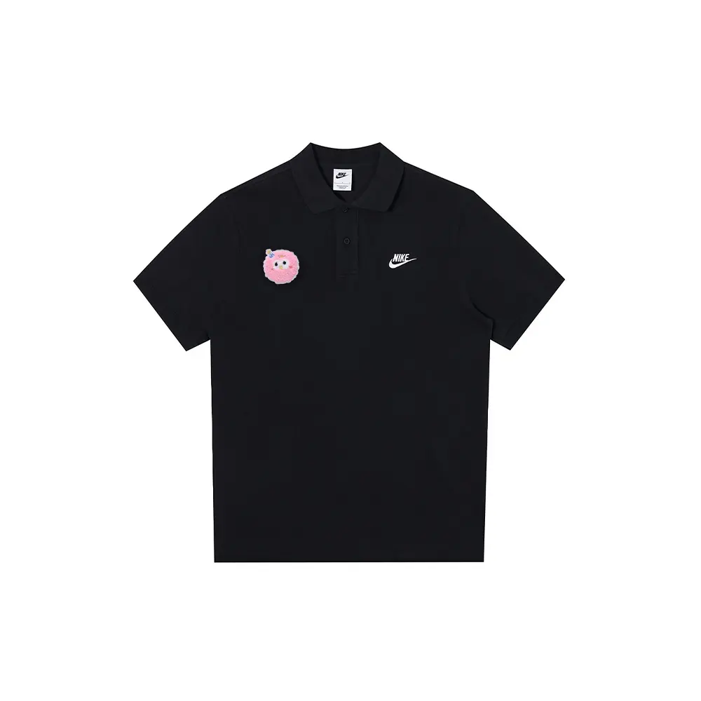 Рубашка поло мужская черная Nike, черный 
Рубашка поло мужская черная Nike, черный