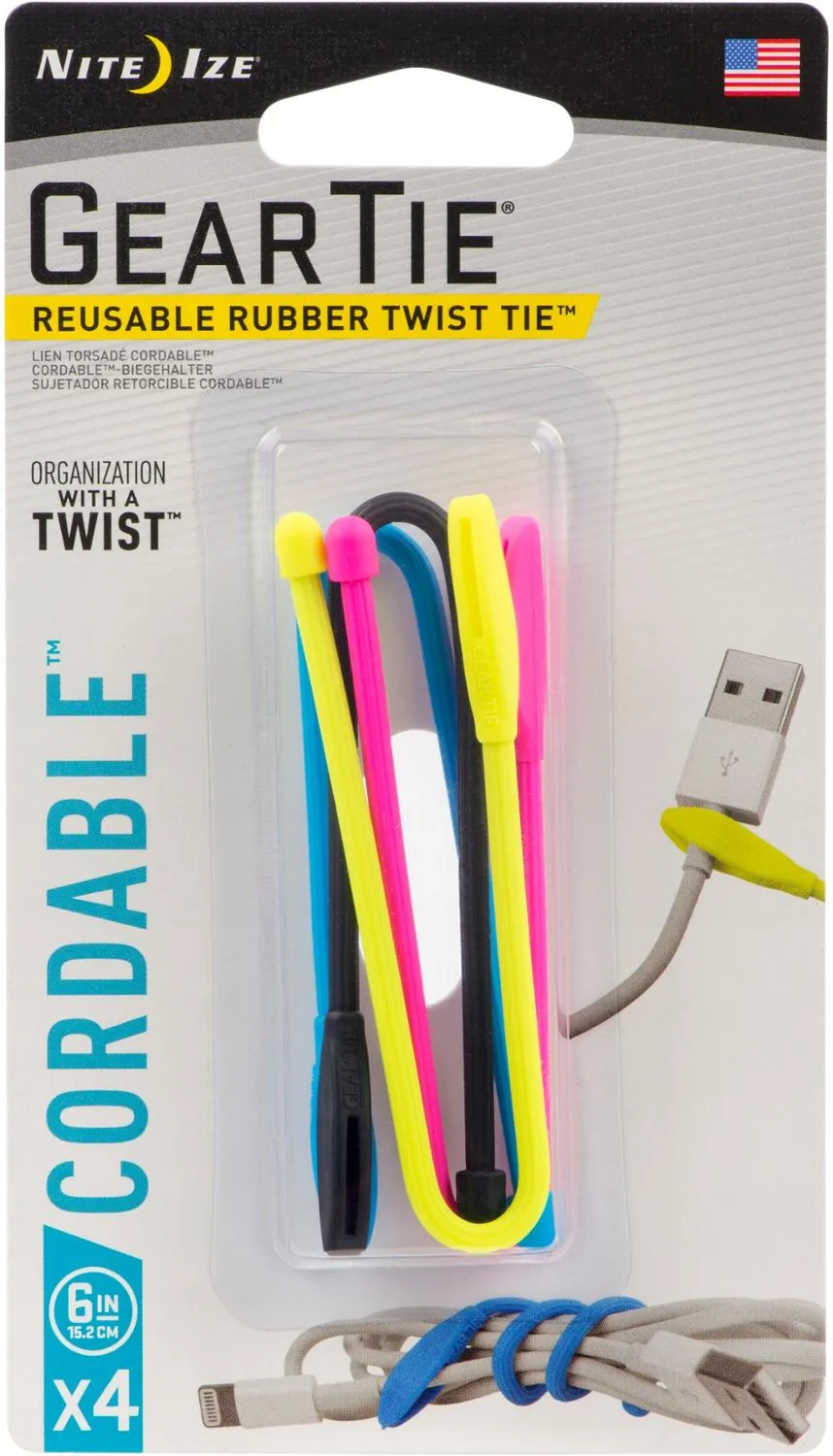 Гибкий стяжной ремешок 6 дюймов, упаковка 4 штуки Nite Ize, Assorted
Гибкий стяжной ремешок 6 дюймов, упаковка 4 штуки Nite Ize, Assorted