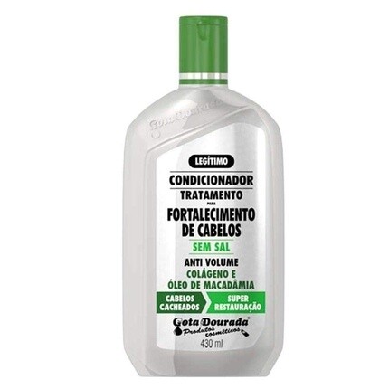 Укрепляющий и моделирующий кондиционер для вьющихся волос Gota Dourada
Укрепляющий и моделирующий кондиционер для вьющихся волос Gota Dourada