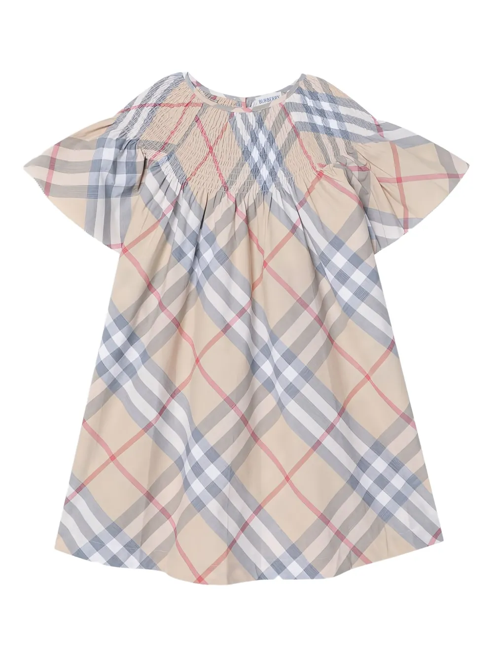 Клетчатое платье со сборками Burberry Kids, нейтральный
Клетчатое платье со сборками Burberry Kids, нейтральный
