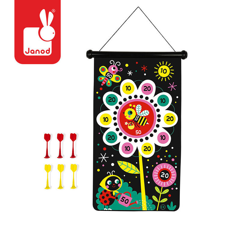 Садовый дартс, магнитный, Janod
Садовый дартс, магнитный, Janod