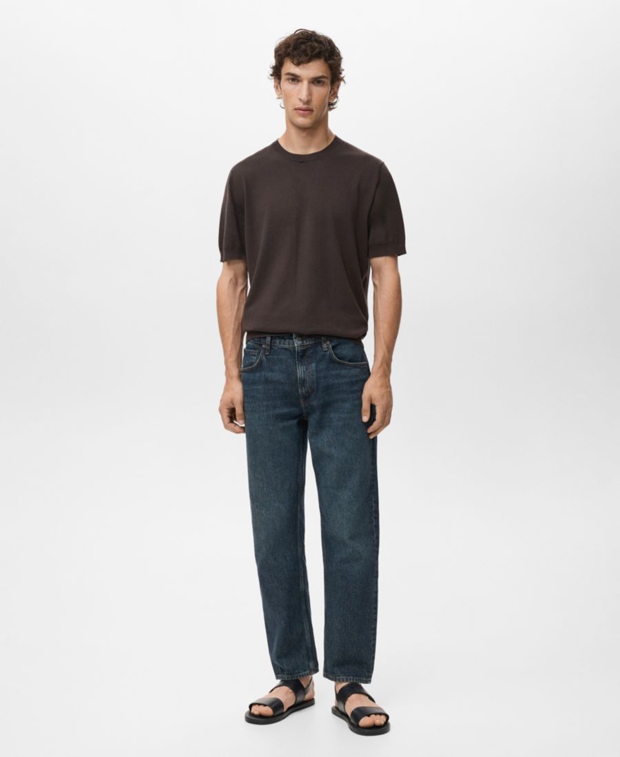 Мужские джинсы Moby прямого кроя, темно-синего цвета MANGO, Dark Blue
Мужские джинсы Moby прямого кроя, темно-синего цвета MANGO, Dark Blue