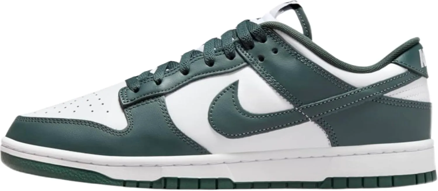 Мужские кроссовки Nike Dunk Low Retro, белый/зеленый
Мужские кроссовки Nike Dunk Low Retro, белый/зеленый