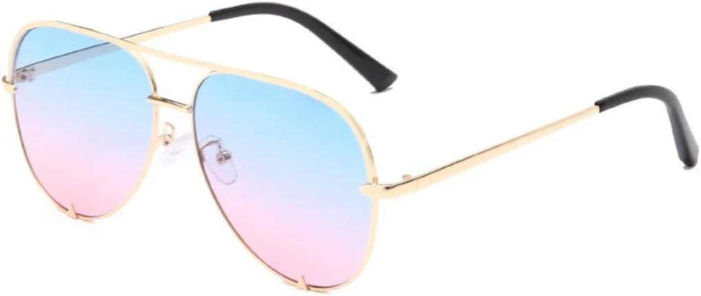 Солнцезащитные очки с защитой от УФ-излучения UV400 | Металлические двойные перемычки, градиентные линзы | Для женщин и мужчин, для занятий спортом на открытом воздухе и вождения DSVIGF, Gold-bluepink
Солнцезащитные очки с защитой от УФ-излучения UV400 | Металлические двойные перемычки, градиентные линзы | Для женщин и мужчин, для занятий спортом на открытом воздухе и вождения DSVIGF, Gold-bluepink