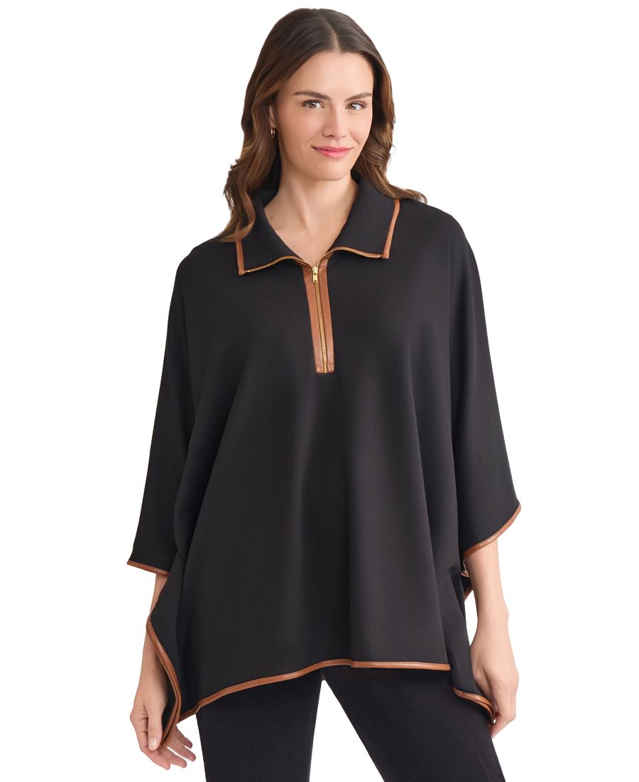 Женская куртка-пончо Dakota с V-образным вырезом и застежкой-молнией до четверти длины Jones New York, Jones Black
Женская куртка-пончо Dakota с V-образным вырезом и застежкой-молнией до четверти длины Jones New York, Jones Black