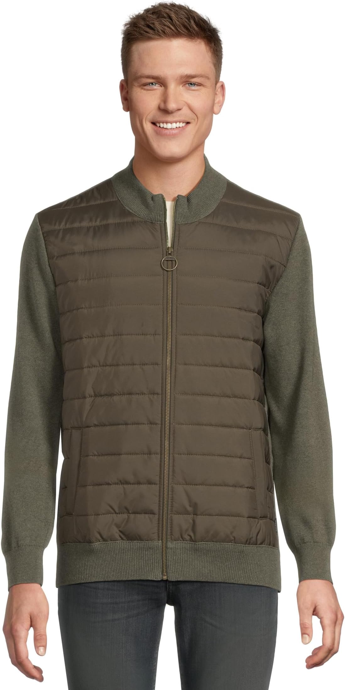 Свитер Barbour Men's Essential Carn Baffle Zip Thru, Olive
Свитер Barbour Men's Essential Carn Baffle Zip Thru, Olive