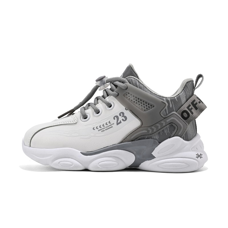 Износостойкие низкие детские кроссовки для повседневной жизни YUZHAOLIN, белый/серый 
Износостойкие низкие детские кроссовки для повседневной жизни YUZHAOLIN, белый/серый