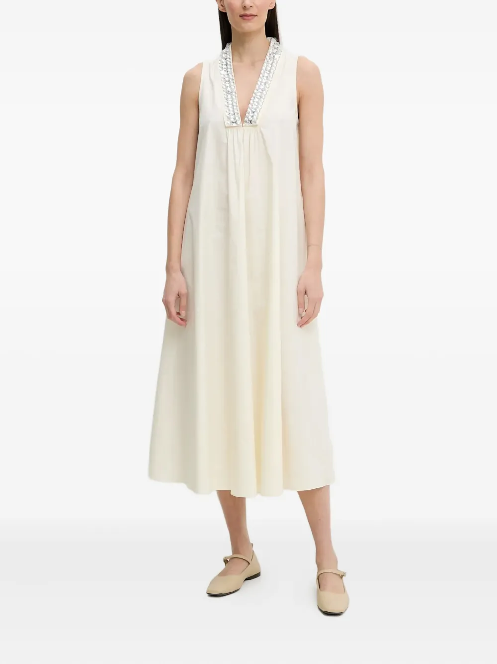 Платье без рукавов, украшенное кристаллами Isabelle Blanche, нейтральный
Платье без рукавов, украшенное кристаллами Isabelle Blanche, нейтральный