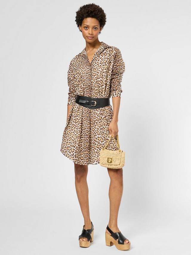 Платье с животным принтом pina Gerard Darel, коричневый
Платье с животным принтом pina Gerard Darel, коричневый