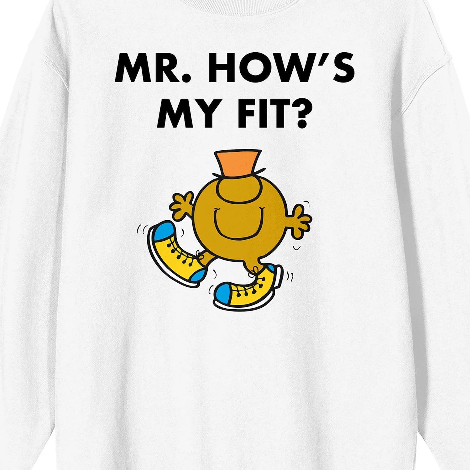 Мужская футболка с длинными рукавами и рисунком Mr. Men And Little Miss Meme "Mr. How's My Fit" Licensed Character
Мужская футболка с длинными рукавами и рисунком Mr. Men And Little Miss Meme "Mr. How's My Fit" Licensed Character