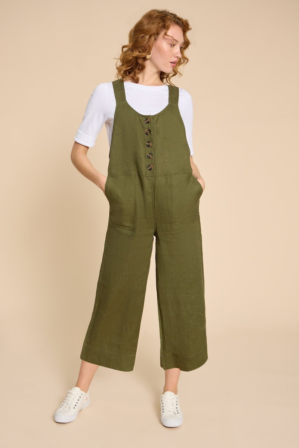 Льняной комбинезон Viola White Stuff, зеленый
Льняной комбинезон Viola White Stuff, зеленый