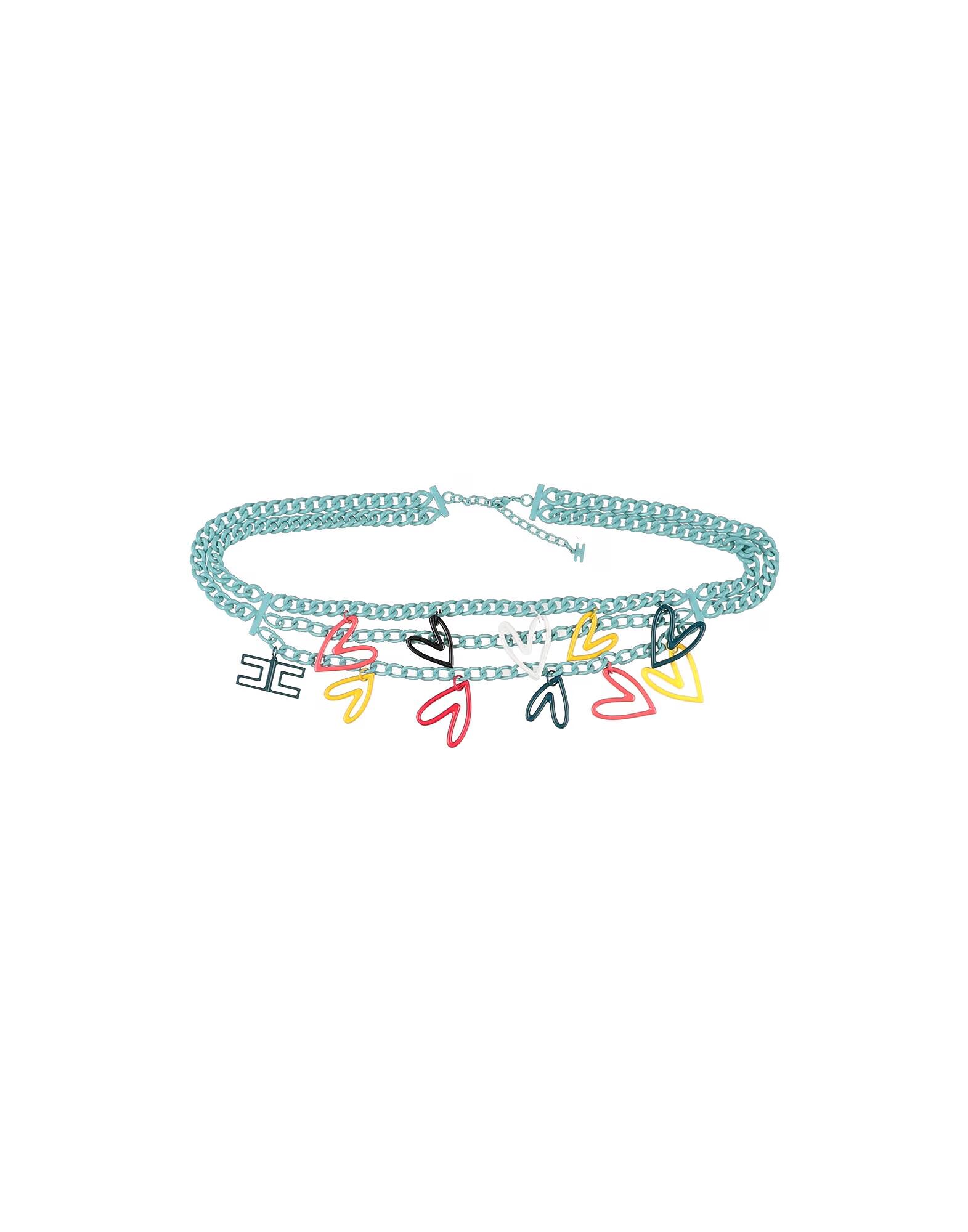 Ремень Elisabetta Franchi, бирюзовый
Ремень Elisabetta Franchi, бирюзовый