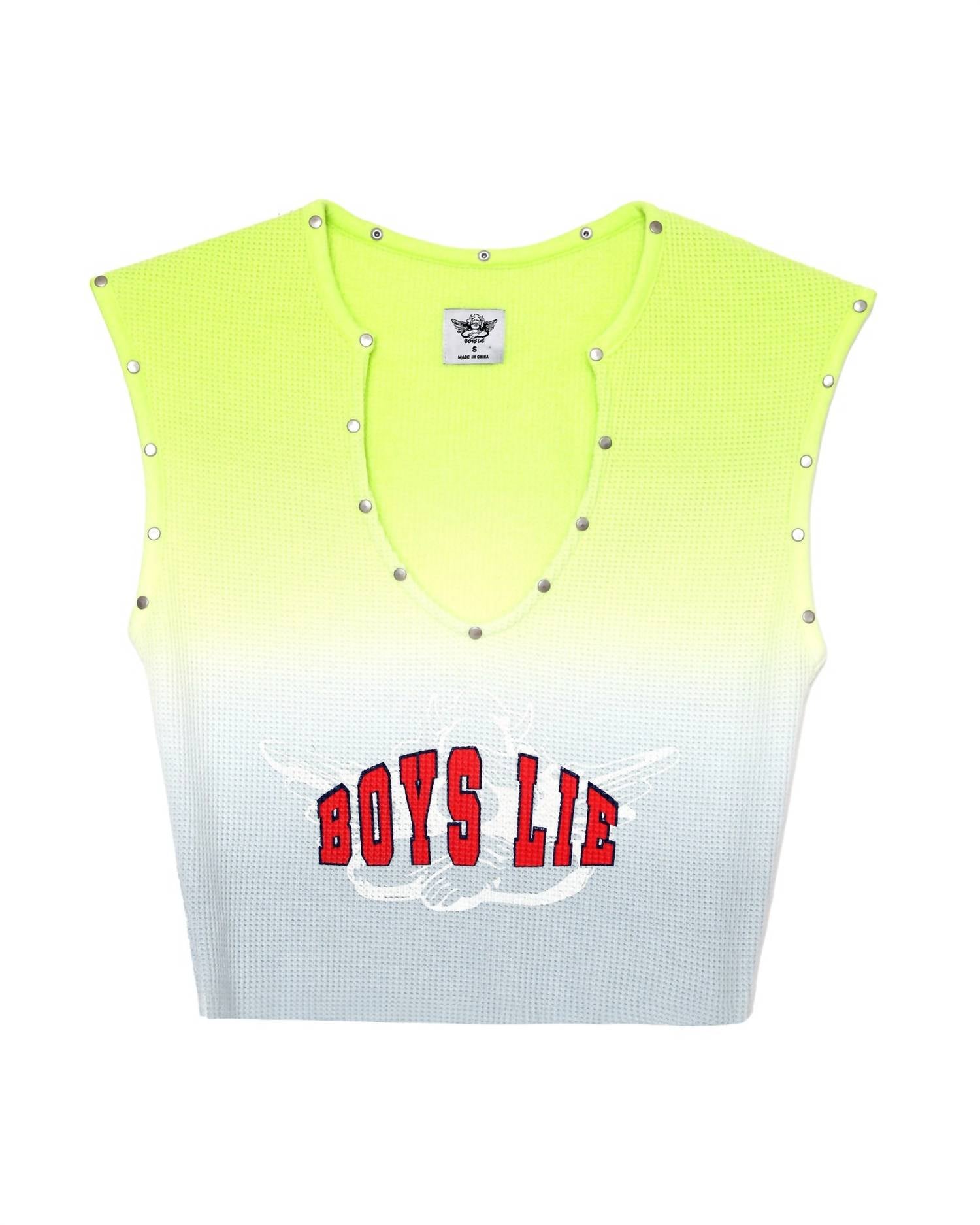 Женский топ Rebel "Обмани меня один раз" в технике тай-дай BOYS LIE, Tie Dye
Женский топ Rebel "Обмани меня один раз" в технике тай-дай BOYS LIE, Tie Dye