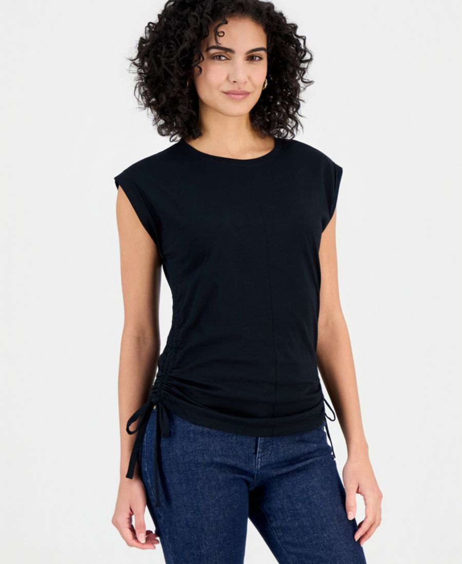 Женская блузка с принтом и завязками по бокам, размеры P/XS-3X INC International Concepts, Deep Black
Женская блузка с принтом и завязками по бокам, размеры P/XS-3X INC International Concepts, Deep Black