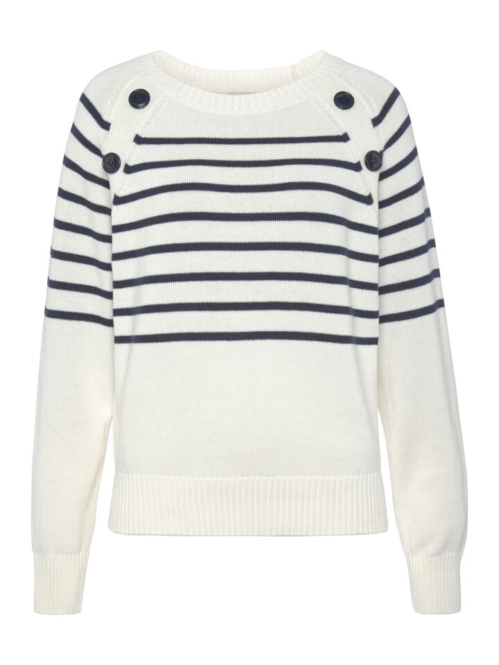 Пуловер Vivance, цвет weiß/marine
Пуловер Vivance, цвет weiß/marine