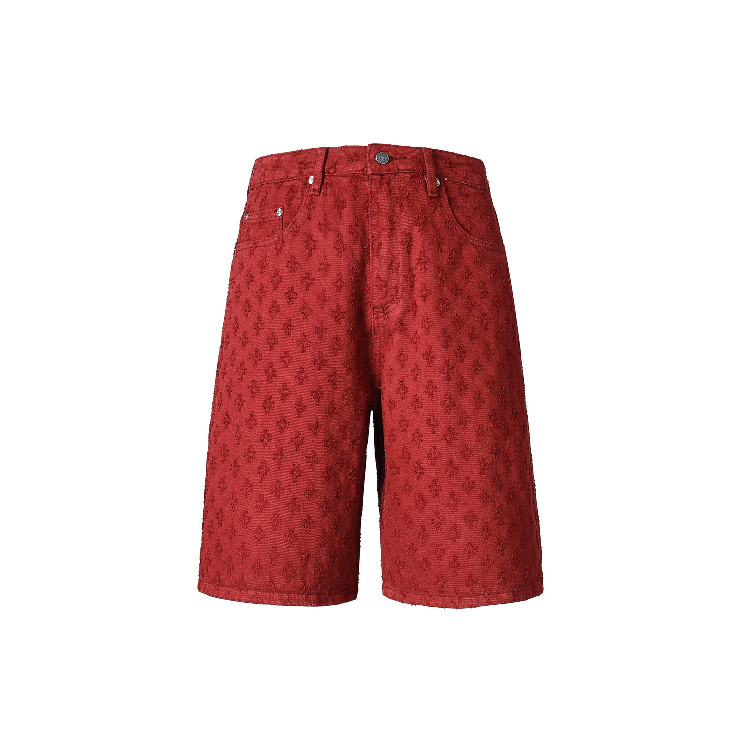 Джинсовые шорты унисекс FUERZA, красный
Джинсовые шорты унисекс FUERZA, красный