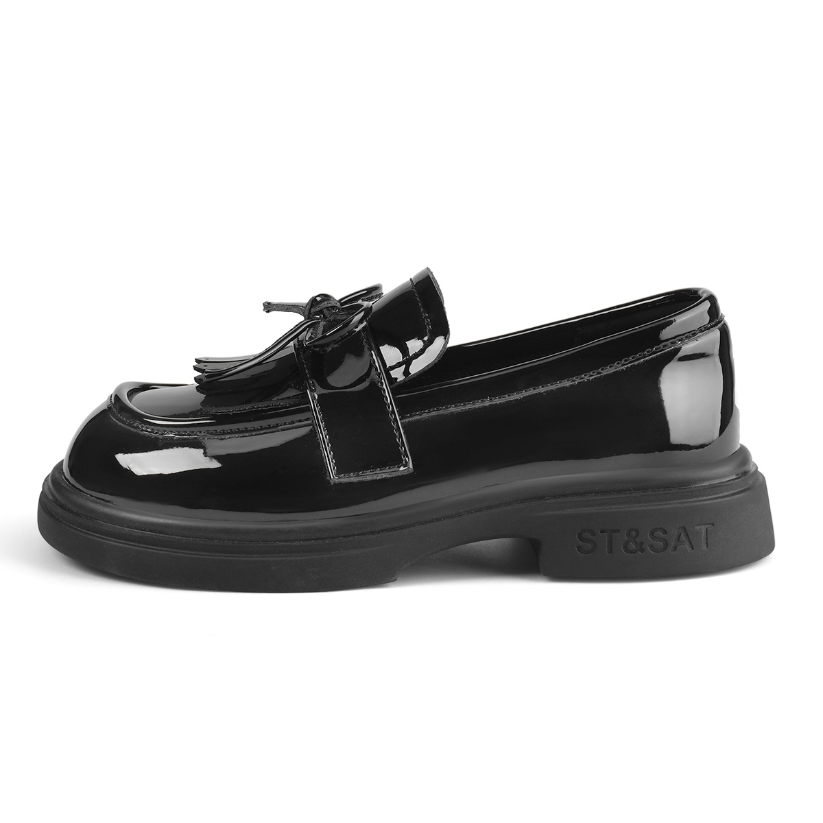 ST&SAT KIDS Детские кожаные туфли с противоскользящей подошвой, износостойкие, черные
ST&SAT KIDS Детские кожаные туфли с противоскользящей подошвой, износостойкие, черные