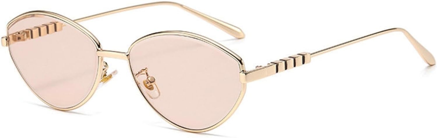 Willochra Модные безободковые солнцезащитные очки «кошачий глаз» с металлическим оправой, винтажные, маленькие овальные, для активного отдыха, с защитой от УФ-излучения UV400, для женщин и мужчин, C2
Willochra Модные безободковые солнцезащитные очки «кошачий глаз» с металлическим оправой, винтажные, маленькие овальные, для активного отдыха, с защитой от УФ-излучения UV400, для женщин и мужчин, C2