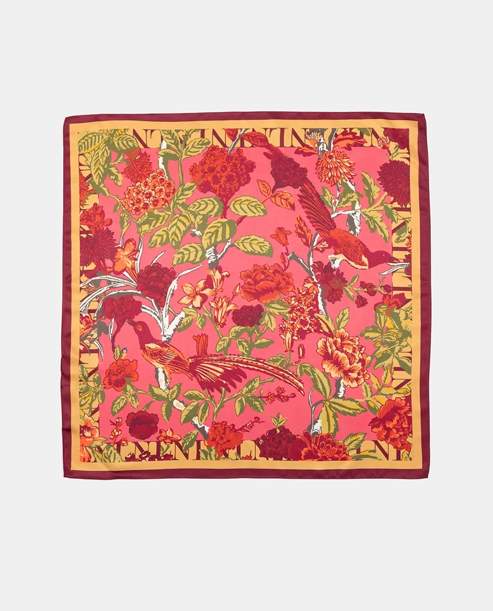 Женская бандана с принтом растительности и птиц Naulover, розовый
Женская бандана с принтом растительности и птиц Naulover, розовый