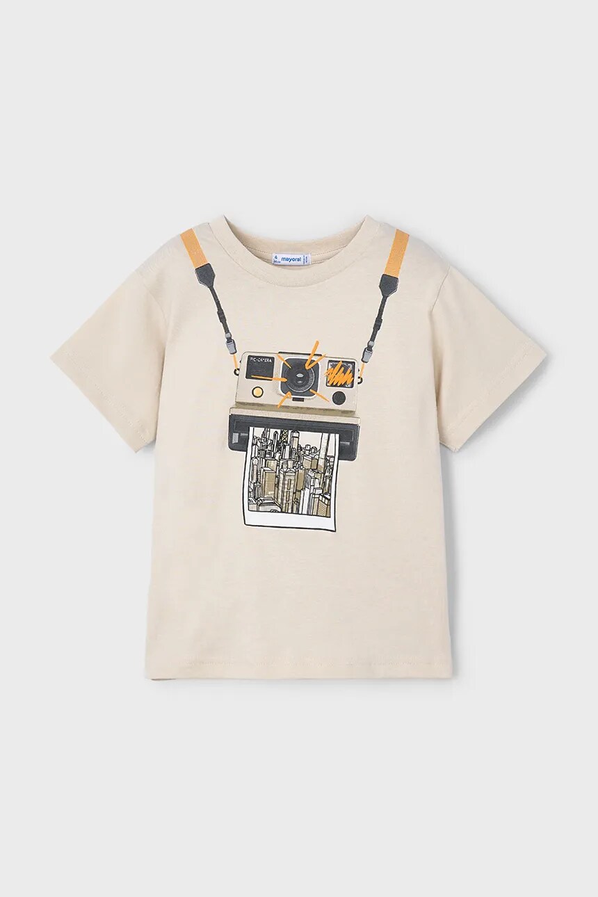 Футболка из хлопка для детей Mayoral, бежевый
Футболка из хлопка для детей Mayoral, бежевый