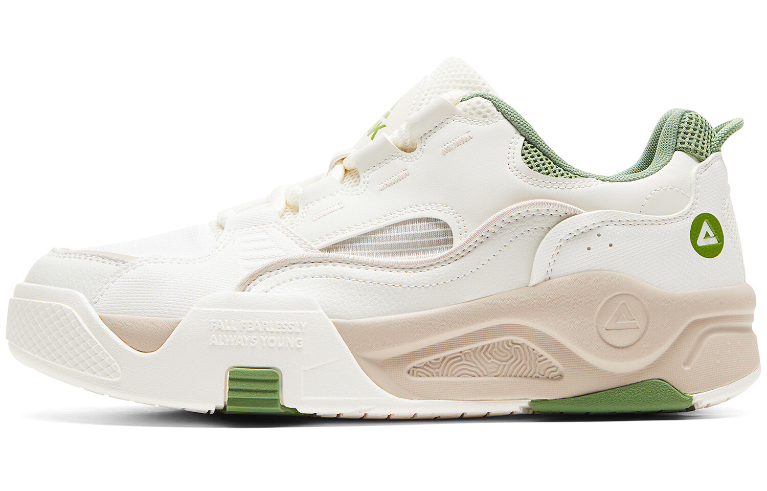 Кроссовки PEAK State Pole Roaming Skateboarding Shoes Men Low-top Off-White/Green, зеленый
Кроссовки PEAK State Pole Roaming Skateboarding Shoes Men Low-top Off-White/Green, зеленый